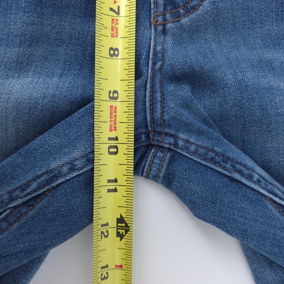 Kut from the Kloth Women Jeans Kelsey Fab Ab Ankle Flare 0P Blue High Rise - Picture 9 of 10